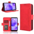 For TCL 502 Skin Feel Calf Texture Card Slots Leather Phone Case(Red)