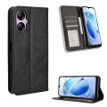For BLU G53 Magnetic Buckle Retro Texture Leather Phone Case(Black)