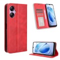 For BLU G53 Magnetic Buckle Retro Texture Leather Phone Case(Red)