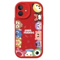 For iPhone 11 Lamb Leather Texture New Year Design Full Coverage Phone Case(Cartoon Animals)