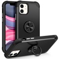 For iPhone 11 L2 Rotating Ring Holder Magnetic Phone Case(Black)