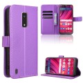 For BLU View 4 / View 2 2023 Diamond Texture Leather Phone Case(Purple)