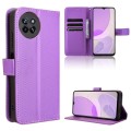For Itel S23 S665L Diamond Texture Leather Phone Case(Purple)
