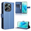 For Itel S23+ S681LN Diamond Texture Leather Phone Case(Blue)