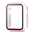 For Apple Watch Series 6 / 5 / 4 / SE 44mm Painting PC Hybrid Tempered Film Integrated Watch Case(Ro