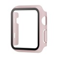 For Apple Watch Series 9 / 8 / 7 45mm Painting PC Hybrid Tempered Film Integrated Watch Case(Sand Pi