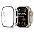 For Apple Watch Ultra 2 / Ultra 49mm Painting PC Hybrid Tempered Film Integrated Watch Case(Transpar