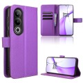 For OnePlus Ace 3V 5G / Nord CE4 5G Diamond Texture Leather Phone Case(Purple)