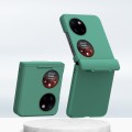 For Huawei P50 Pocket PC Skin Feel Integrated Foldable Mid Shaft Phone Case(Green)