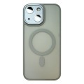 For iPhone 14 MagSafe Skin Feel Phone Case with Lens Film(Primary Color)
