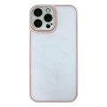 For iPhone 14 Pro Max Skin Feel Phone Case with Lens Film(Pink)