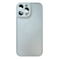 For iPhone 14 Pro Max Skin Feel Phone Case with Lens Film(White)