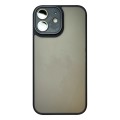 For iPhone 12 Skin Feel Phone Case with Lens Film(Black)