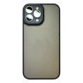 For iPhone 12 Pro Max Skin Feel Phone Case with Lens Film(Black)