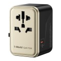MOMAX 1-World UA8 PD 70W Fast Charger Power Adapter(Gold)