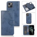 For iPhone 15 Plus 2 in 1 Detachable Phone Leather Case(Dark Blue)