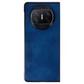 For Huawei Mate X3 i.Crystal Lambskin Folding Phone Case(Blue)