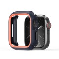 For Apple Watch 9 / 8 / 7 41mm DUX DUCIS Bamo Series Hollow PC + TPU Watch Protective Case(Midnight