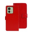 For Motorola Edge 40 5G idewei Crazy Horse Texture Leather Phone Case(Red)