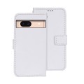 For Google Pixel 8a idewei Crazy Horse Texture Leather Phone Case(White)
