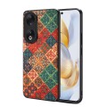 For Honor 90 Four Seasons Flower Language Series TPU Phone Case(Winter Blue)