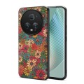 For Honor Magic5 Pro Four Seasons Flower Language Series TPU Phone Case(Spring Green)