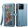 For Xiaomi 13T / 13T Pro / Redmi K60 Ultra ESEBLE Star Series Lanyard Zipper Wallet RFID Leather Pho