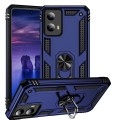 For Motorola Moto G Play 5G 2024 Shockproof TPU + PC Phone Case with Holder(Blue)