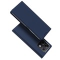 For Xiaomi Redmi Note 13 5G DUX DUCIS Skin Pro Series Flip Leather Phone Case(Blue)
