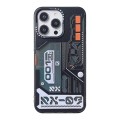 For iPhone 12 Pro Mecha Circuit Board Pattern Phone Case(Black)