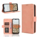 For Consumer Cellular Iris Connect Skin Feel Calf Texture Card Slots Leather Phone Case(Pink)