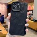 For iPhone 15 Pro Frosted Wrinkles Texture TPU Phone Case(Black)
