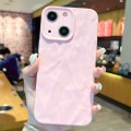 For iPhone 15 Frosted Wrinkles Texture TPU Phone Case(Pink)