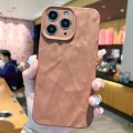 For iPhone 11 Pro Frosted Wrinkles Texture TPU Phone Case(Brown)