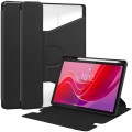 For Lenovo Tab M11/Xiaoxin Pad 11 2024 360 Rotation Transparent Smart Leather Case(Black)