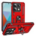 For Xiaomi Redmi Note 13 Pro 5G Shockproof TPU + PC Phone Case with Holder(Red)