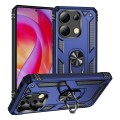 For Xiaomi Redmi Note 13 Pro+ 5G Shockproof TPU + PC Phone Case with Holder(Blue)