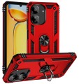 For Xiaomi Redmi 13C 4G/5G Shockproof TPU + PC Phone Case with Holder(Red)