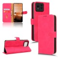 For ASUS Zenfone 11 Ultra Skin Feel Magnetic Flip Leather Phone Case(Rose Red)