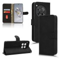 For OnePlus Ace 3 Skin Feel Magnetic Flip Leather Phone Case(Black)