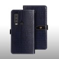 For CAT S75 idewei Crocodile Texture Leather Phone Case(Dark Blue)
