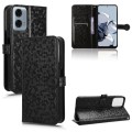 For Motorola Moto G Power 5G 2024 Honeycomb Dot Texture Leather Phone Case(Black)