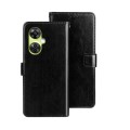 For OnePlus Nord CE 3 Lite idewei Crazy Horse Texture Leather Phone Case(Black)