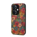 For OPPO K11 Four Seasons Flower Language Series TPU Phone Case(Spring Green)