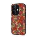 For OPPO K11 Four Seasons Flower Language Series TPU Phone Case(Summer Red)