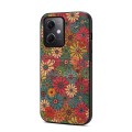 For Xiaomi Redmi Note 12 Four Seasons Flower Language Series TPU Phone Case(Spring Green)