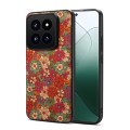 For Xiaomi 14 Pro Four Seasons Flower Language Series TPU Phone Case(Summer Red)