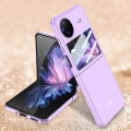 For vivo X Flip GKK Integrated Ultra-thin Full Coverage Flip Phone Case(Purple)