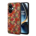 For OnePlus Ace 3 Four Seasons Flower Language Series TPU Phone Case(Summer Red)