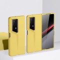 For Honor Magic V2 RSR Porsche Design Ultra-thin Skin Feel PC Phone Case(Yellow)